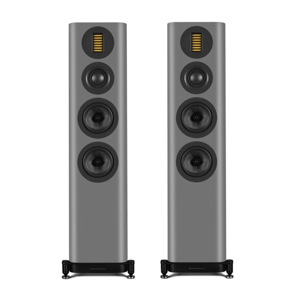 Wharfedale EVO 5.3 Floorstanding Speakers (pair), Lunar Grey - dual front 