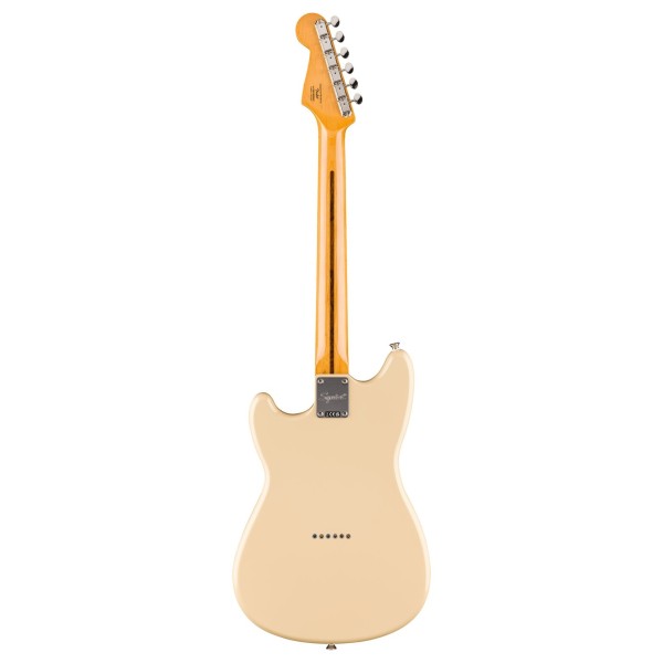 Squier Classic Vibe Duo-Sonic HS MN, Gold Anodized Pickguard Desert Sand - back 