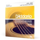 D'Addario EJ19 Phosphor Bronze Acoustic, Bluegrass, 12-56