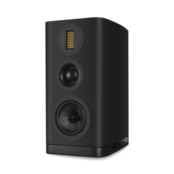 Wharfedale EVO 5.2 Standmount Speakers (Pair), Black - Right hand side view
