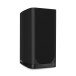 Wharfedale EVO 5.2 Standmount Speakers (Pair), Black - Left hand side view, grille attached