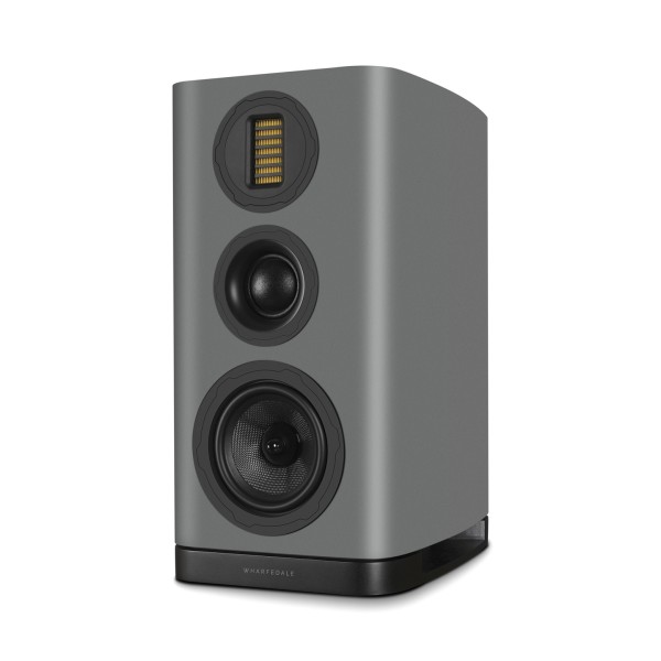 Wharfedale EVO 5.2 Standmount Speakers (Pair), Lunar Grey - Right hand side view