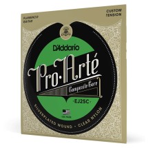 D'Addario EJ25C Pro-Arte Flamenco, Custom Tension, Clear Nylon