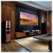 Wharfedale EVO 5 C Centre Speaker (Single), Black - lifestyle walnut AVR 