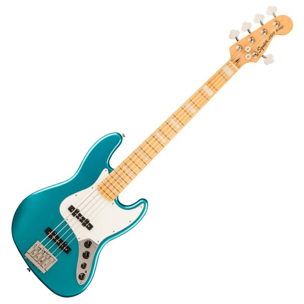 Squier Classic Vibe Active '70s Jazz Bass V MN, Ocean Turquoise - front