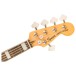 Squier Classic Vibe Active '70s Jazz Bass V LRL, Sienna Sunburst - headstock 