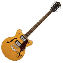 Grestch G2655 Streamliner Center Block Jr. Double-Cut with V-Stoptail LRL, Village Amber