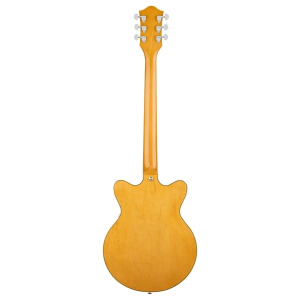 Grestch G2655 Streamliner Center Block Jr. Double-Cut with V-Stoptail LRL, Village Amber - back 