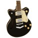 Grestch G2655 Streamliner Center Block Jr. Double-Cut with V-Stoptail LRL, Black - body 