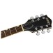 Grestch G2655 Streamliner Center Block Jr. Double-Cut with V-Stoptail LRL, Black - headstock 