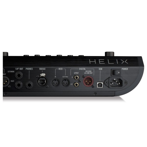 Line 6 Helix Multi-Effects Guitar Pedal - inputs and outputs right