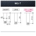 Gotoh SG381-07-L6 MG-T Locking Tuners Set of 6, Black - Chart 2