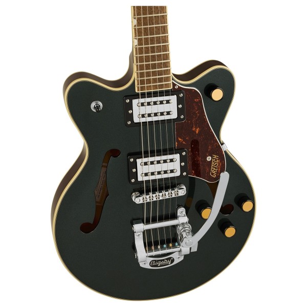Grestch G2655T Streamliner Center Block Jr. Double-Cut with Bigsby LRL, Cadillac Green - body 