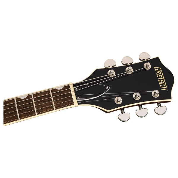Grestch G2655T Streamliner Center Block Jr. Double-Cut with Bigsby LRL, Cadillac Green - headstock 