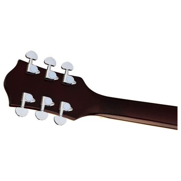 Grestch G2655T Streamliner Center Block Jr. Double-Cut with Bigsby LRL, Cadillac Green - headstock back 
