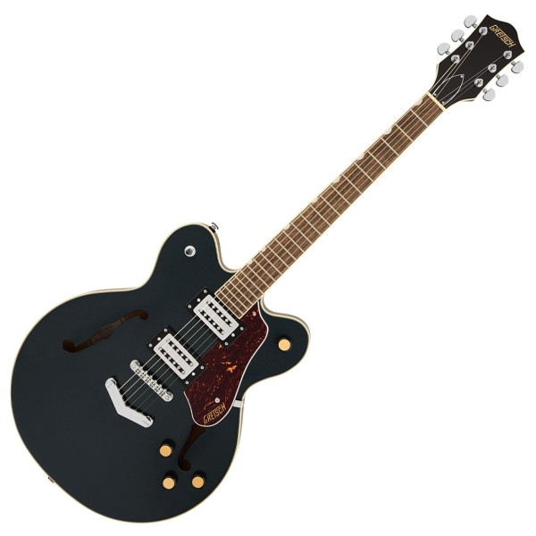 Grestch G2622 Streamliner Center Block Double-Cut with V-Stoptail LRL, Midnight Sapphire - front
