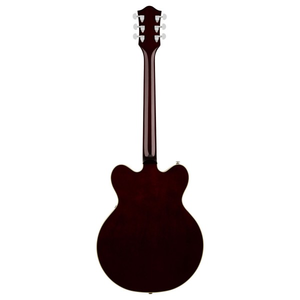 Grestch G2622 Streamliner Center Block Double-Cut with V-Stoptail LRL, Midnight Sapphire - back 