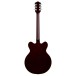 Grestch G2622 Streamliner Center Block Double-Cut with V-Stoptail LRL, Midnight Sapphire - back 