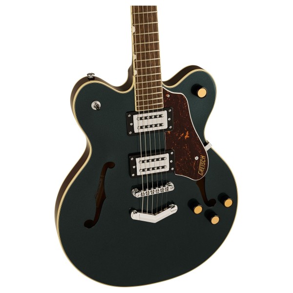 Grestch G2622 Streamliner Center Block Double-Cut with V-Stoptail LRL, Midnight Sapphire - body 