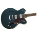 Grestch G2622 Streamliner Center Block Double-Cut with V-Stoptail LRL, Midnight Sapphire - body and neck 