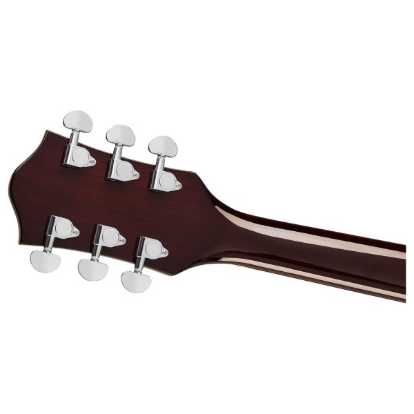Grestch G2622 Streamliner Center Block Double-Cut with V-Stoptail LRL, Midnight Sapphire - headstock back 