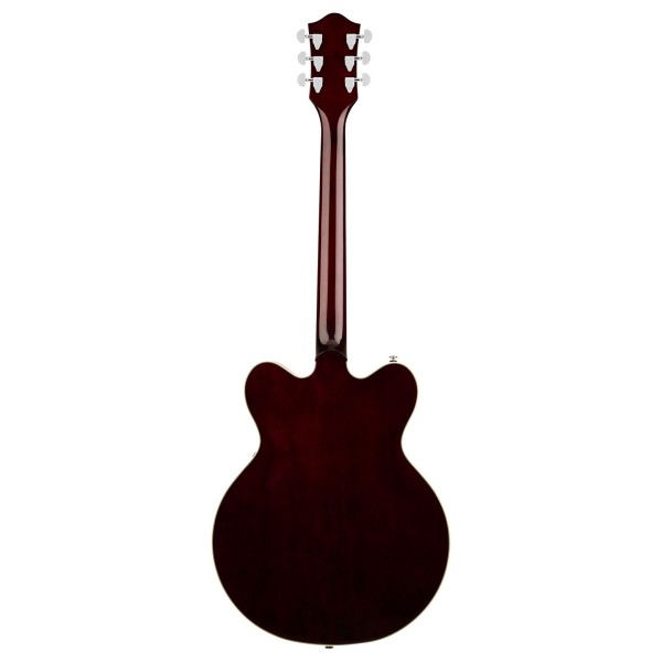 Grestch G2622 Streamliner Center Block Double-Cut with V-Stoptail LRL, Copper Metallic - back 