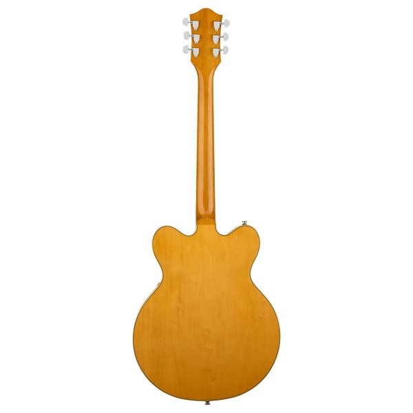 Grestch G2622T Streamliner Center Block Double-Cut with Bigsby LRL, Village Amber - back 
