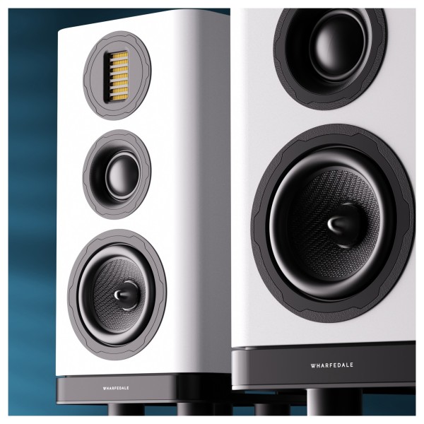 Wharfedale EVO 5.2 Standmount Speakers - Detail Image, stereo speakers