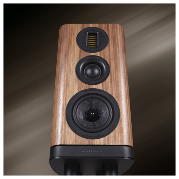 Wharfedale EVO 5.2 Standmount Speakers - Detail Image, low angle