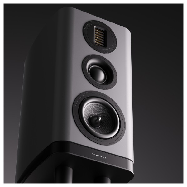 Wharfedale EVO 5.2 Standmount Speakers - Detail Image, low angle