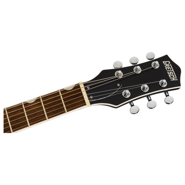 Grestch G5230T Electromatic Jet FT Single-Cut with Bigsby LRL, Two-Tone Vintage White/ London Grey - headstock 
