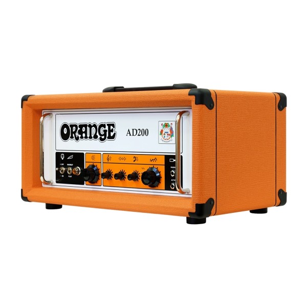 Orange AD200B-V2 200W Bass Head, Orange Front Angle