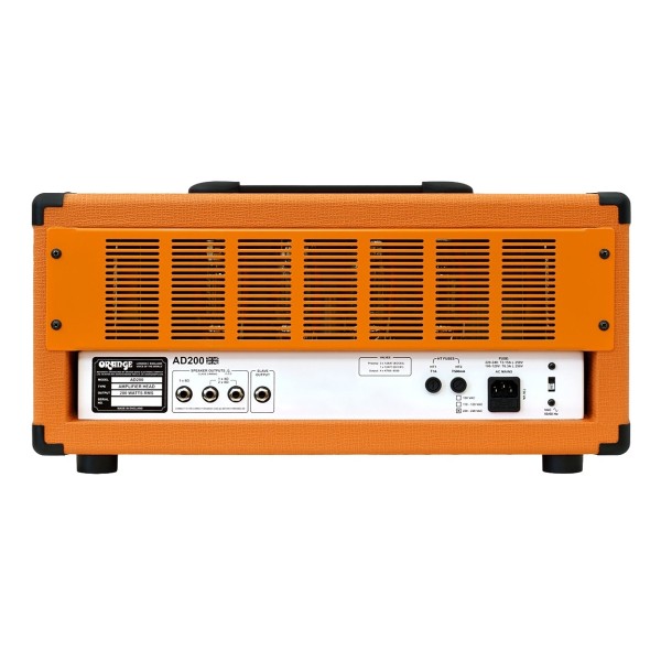 Orange AD200B-V2 200W Bass Head, Orange Back