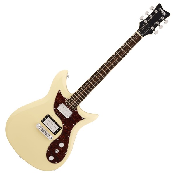Grestch Electromatic CVT Double-Cut with Wraparound LRL, Vintage White - front