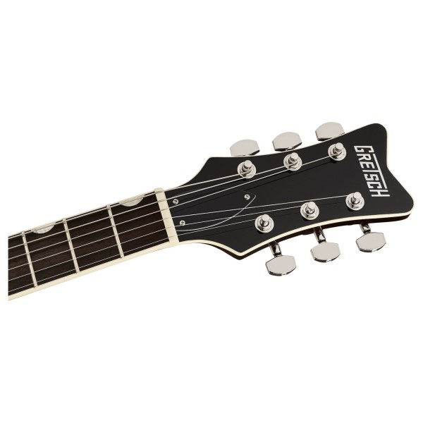 Grestch Electromatic CVT Double-Cut with Wraparound LRL, Vintage White - headstock 