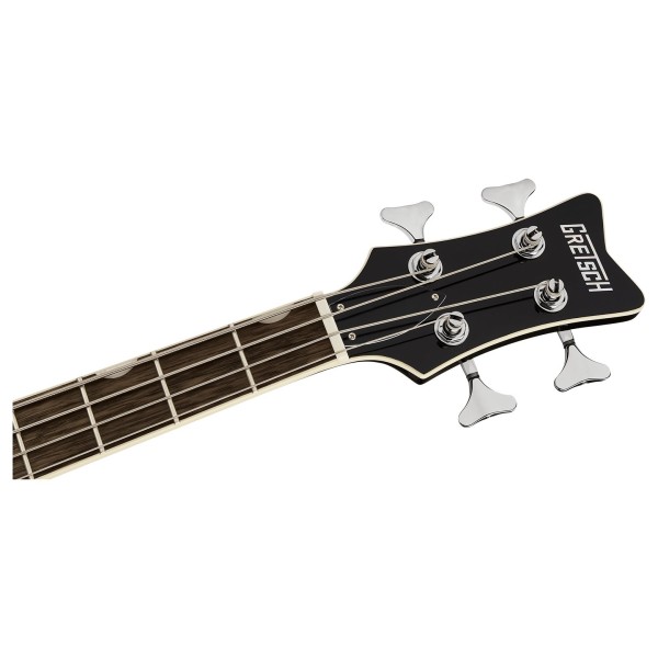 Grestch Electromatic CVT Bass Double-Cut LRL, Bristol Fog - headstock 