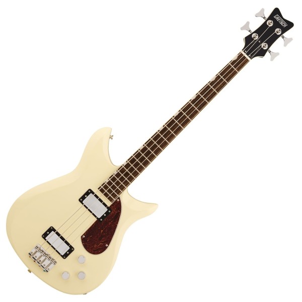 Grestch Electromatic CVT Bass Double-Cut LRL, Vintage White  - front