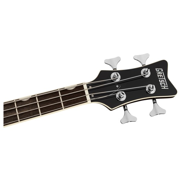 Grestch Electromatic CVT Bass Double-Cut LRL, Vintage White - headstock 