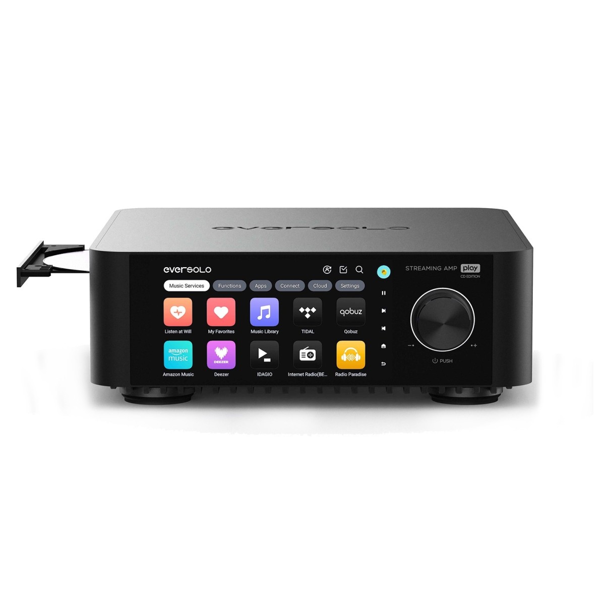 Eversolo Play Streaming Amplifier CD Edition Black