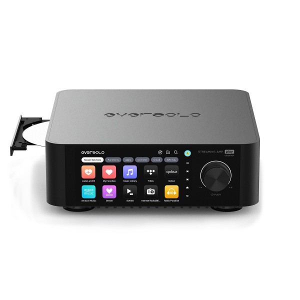 Eversolo Play Streaming Amplifier CD Edition, Black -  over angle 