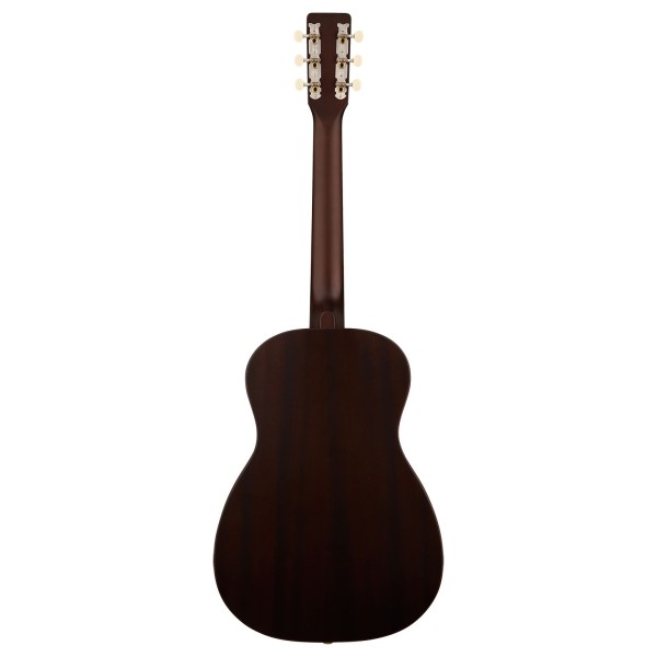 Grestch Jim Dandy Parlor Walnut , Deep Cherry Burst - back 