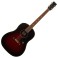 Grestch Jim Dandy Dreadnought Walnut , Deep Cherry Burst