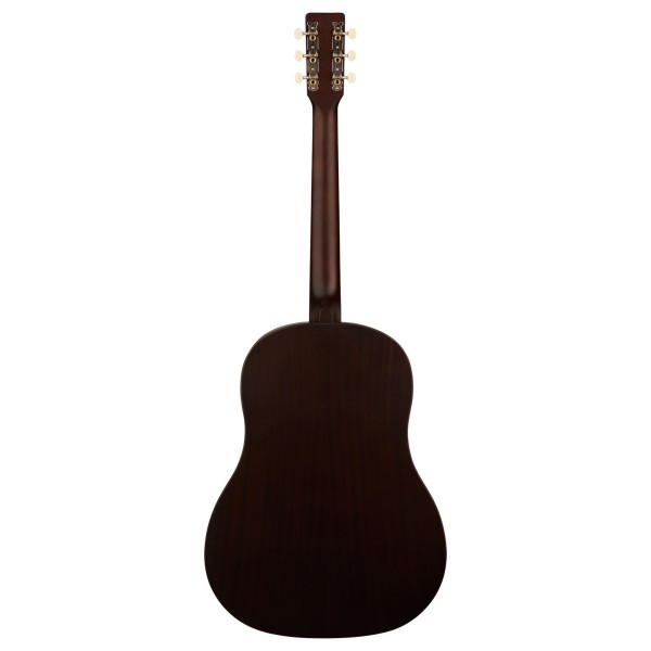 Grestch Jim Dandy Dreadnought Walnut , Deep Cherry Burst - back 
