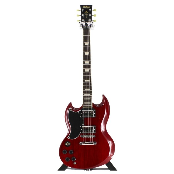 Vintage VS6 Reissued Left Handed, Cherry Red - Secondhand