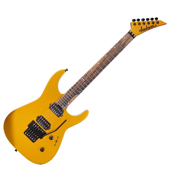 Jackson American Series Limited Edition Virtuoso Streaked EB, Gold Rush - front