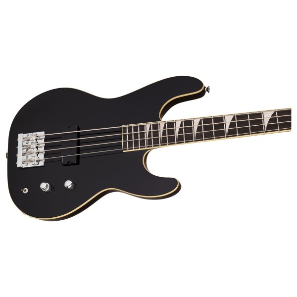 Jackson Pro Plus Limited Edition Pure Metal Concert Bass CB1A EB, Gloss Black - body and neck 