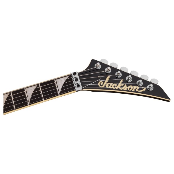 Jackson Pro Plus Limited Edition Pure Metal Warrior WR1A EB, Gloss Black - headstock 