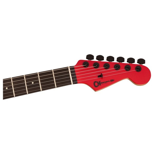 Charvel Pro-Mod Plus So-Cal Style 1 HH HT E EB, Ferrari Red - headstock 
