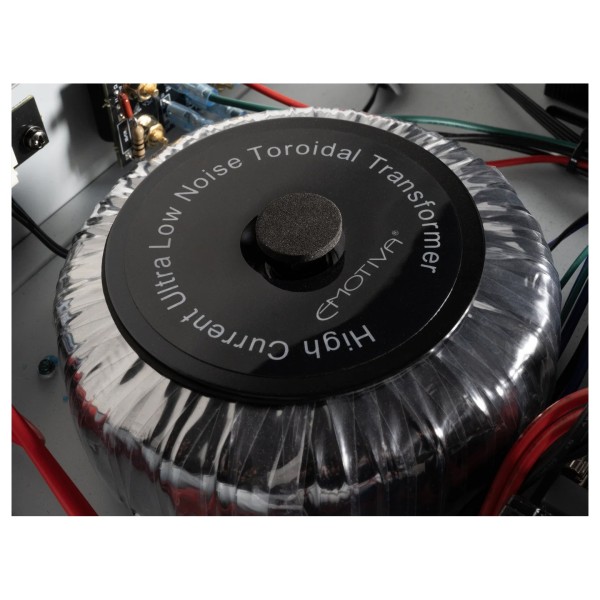 Emotiva BasX A2L+ Power Amplifier, Black - Detail image, internal view, toroidal transformer