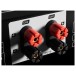 Emotiva BasX A2L+ Power Amplifier, Black - Detail image, rear panel, speaker cable terminals